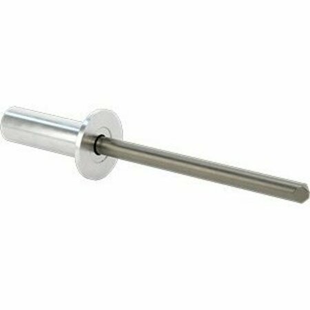 BSC PREFERRED Sealing Blind Rivets Flush-Mount 1/8 Diameter for 0.126-0.187 Material Thickness, 100PK 97524A055